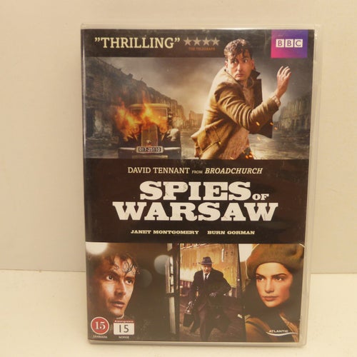 Spies of warsaw - Region 2, DVD-film, Svensk text, Fint skick