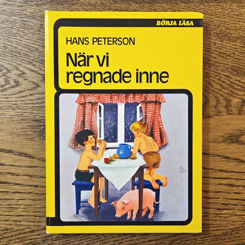 När vi regnande inne - Hans Peterson