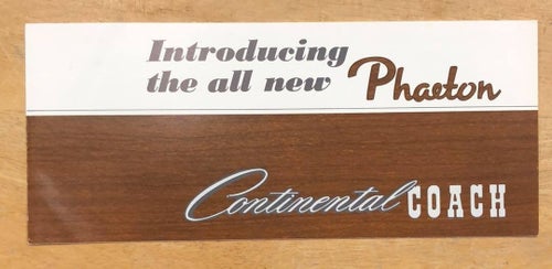Introducing The All New Phaeton Continental Coach
