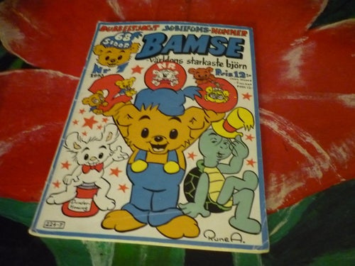 TIDNING, BAMSE, NR 1 - 1990, VÄRLDENS STARKASTE BJÖRN, 68 SIDOR