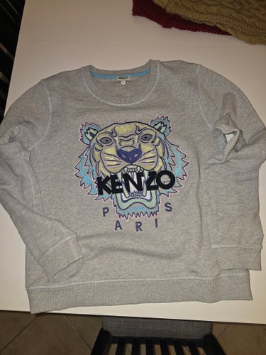Kenzo grå sweatshirt, storlek XL