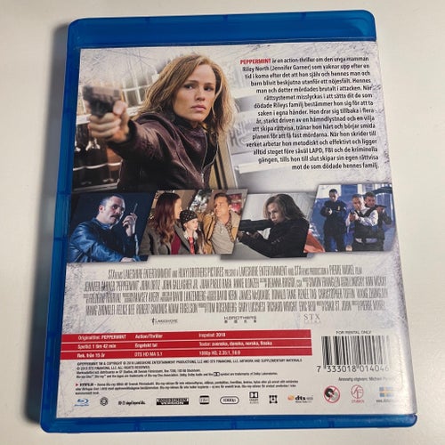 Peppermint (2018) - Blu-ray - Svensk utgåva