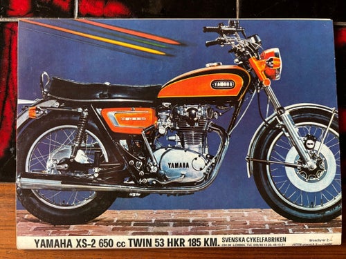 Yamaha XS-2 650 cc TWIN 1972 annons