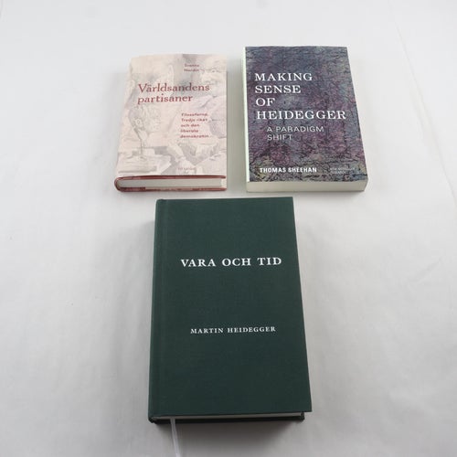 Martin Heidegger, bokpaket med 3 volymer