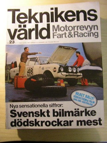 TEKNIKENS VÄRLD NR 23 1968 TEST: FORD 17 M 1700 S