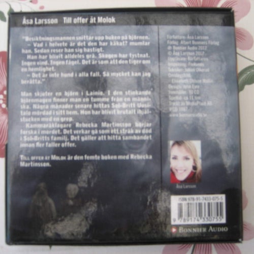 Åsa Larsson: Till offer åt Molok (10 CD)