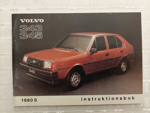 Volvo 343 345 Instruktionsbok 1980