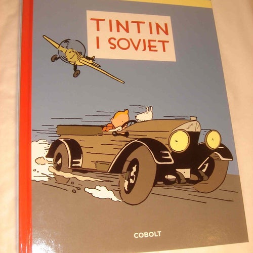 Tintins äventyr - Tintin i Sovjet färgutgåvan INB. NY Cobolt