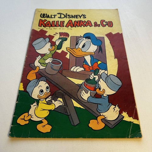 Kalle Anka & co nr 18 1957, bra skick! VG