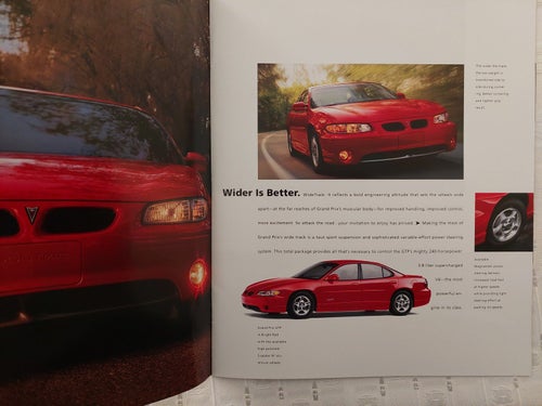 Pontiac 1997 Grand Am Grand Prix Firebird Bonneville