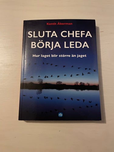 Sluta chefa börja leda hur laget blir större än jaget / Åkerman, Kenth