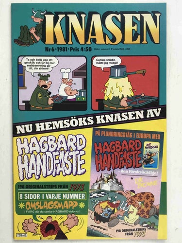 Knasen - 1981:6 Oläst! Med omslagsmapp