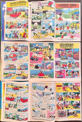 Kalle Anka & C:o, Walt Disney's, 1969-80, 9 st.