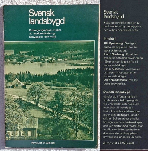 Svensk landsbygd – markanvändning, bebyggelse och miljö