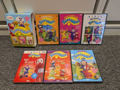 Teletubbies DVD-samling med 7 filmer