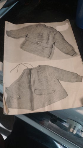 Sötaste Vintage Stickhäfte från Perssons Garn, Babykläder 1953