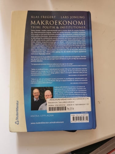 Makroekonomi: Teori, Politik & Institutioner av Klas Fregert, Lars Jonung, 2005