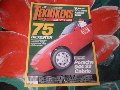 TEKNIKENS VÄRLD, NR 26, 1989, TIDNING