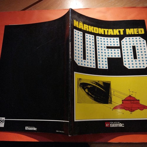Närkontakt med UFO. Tryckt 1982. Very Fine