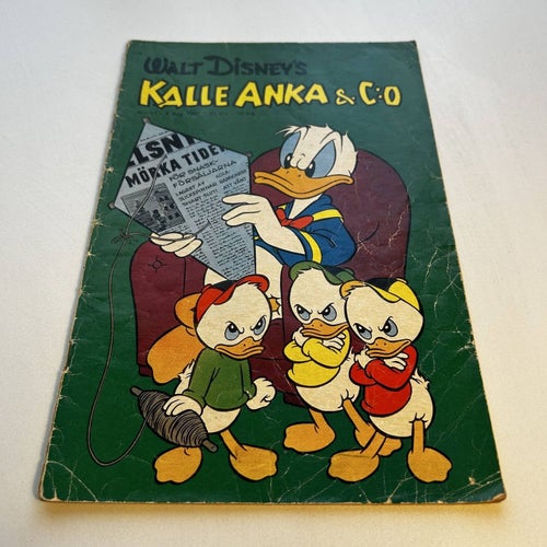 Kalle Anka & co nr 17 1957, läsex! GD