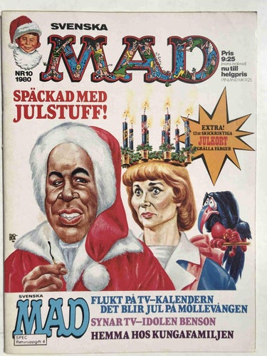 MAD - 1980:10 FN+ med julkort
