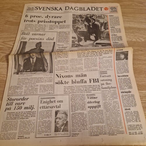 Svenska Dagbladet från 3 maj 1973