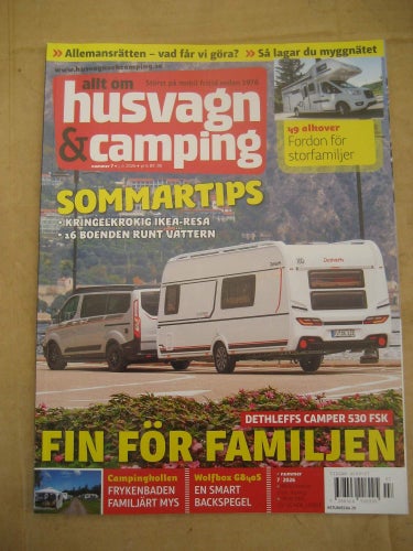 Allt om Husvagn & Camping Nr:7-2026 (Dethleffs Camper 530 FSK & Itineo PF 600)