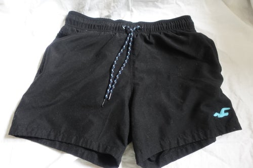 Hollister svart badshorts, shorts storlek S