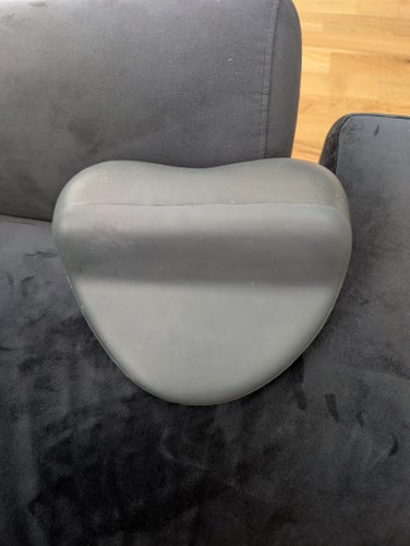 Badkarskudde hjärta - grå