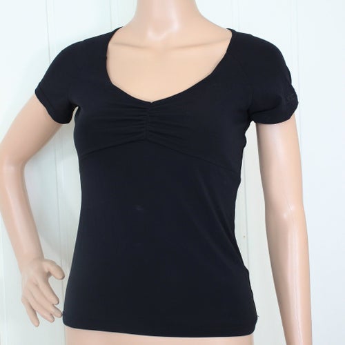 Roccobarocco Stretch Svart Topp Storlek 36