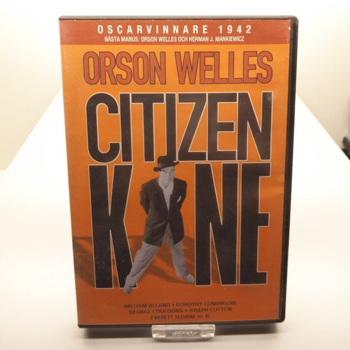 Citizen Kane - Orson Welles - Region 2, DVD-film, Svensk text, Fint skick