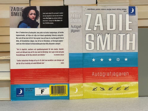 Autografjägaren av Zadie Smith, bok, Very Fine