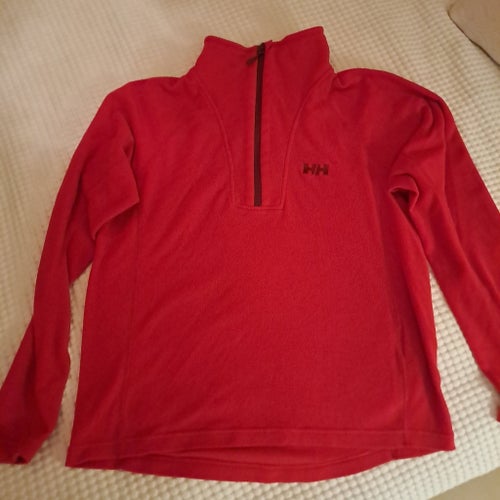 Helly Hansen röd fleecetröja, storlek S