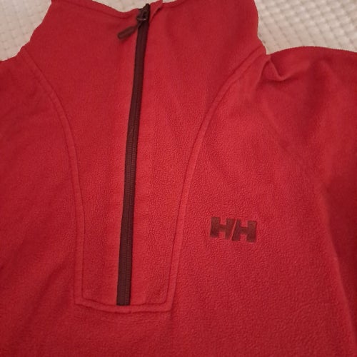 Helly Hansen röd fleecetröja, storlek S