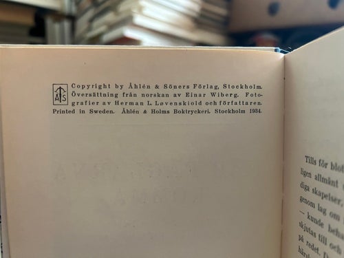 När fåglarna komma av Carl Schöyen, bok, Fine plus