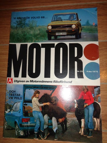 Motor nr25 1975 Volvo 66, VW Polo