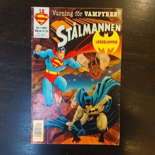 Stålmannen & Läderlappen - Varning för Vampyren! (Nr 12, 1987)