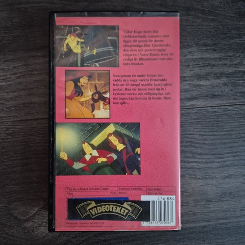 Ringaren i Notre Dame hyr VHS