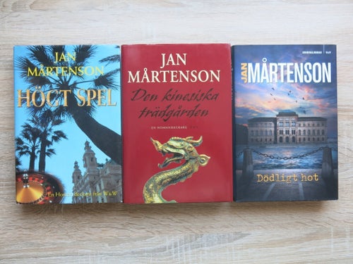 Jan Mårtenson - Högt Spel, Den kinesiska trädgården, Dödligt hot