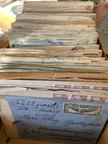 Finland: orörd korrespondens ca 125 försändelser 1940-tal.