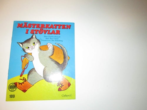 KRONBOK 189 MÄSTERKATTEN I STÖVLAR 1:A UPPLAGA TRYCKT 1985