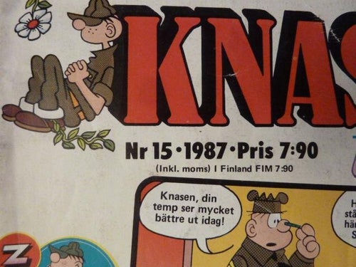 KNASEN, NR 15, 1987, TIDNING