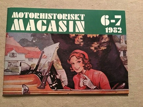 MOTORHISTORISKT MAGASIN NR 6-7 1982 HJULET,FORD,GAMLA BILAR