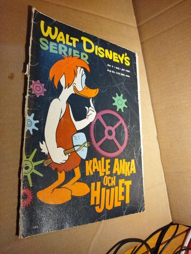 Walt Disney's serier 1963 nr 5 Kalle Anka och Hjulet, lässkick