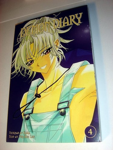 DEMON DIARY MANGA serie på svenska NY OLÄST Nr 4
