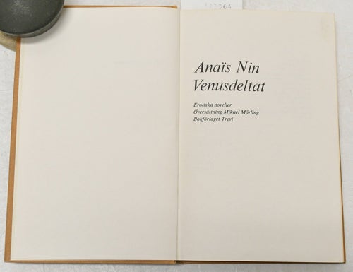Venusdeltat : erotiska noveller / Anaïs Nin