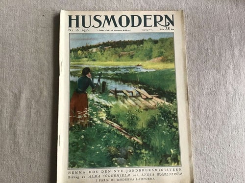 HUSMODERN NR 26 1930 VON STOCKENSTRÖM ÅNHAMMAR,AMY JOHNSON,GODESBERG,MODE