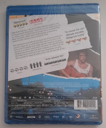 Känn Ingen Sorg Blu-ray / Ny inplastad / 2013 / Adam Lundgren / Svensk Film