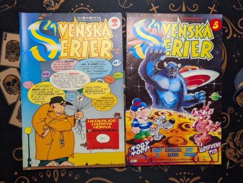 2 st Svenska Serier från 1981