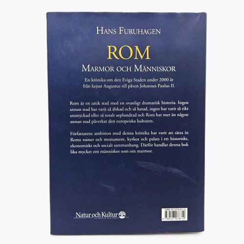 Rom: marmor och människor - Hans Furuhagen